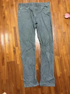 グレー デニムパンツ global work