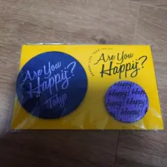 嵐『Are You Happy？』 紫　缶バッチ