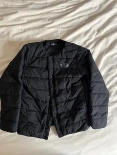 ノースフェイス マイクロゼフ カーディガン 120軽量 インナーダウン 黒