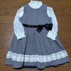 branshes チェック柄ドレス 110サイズ 卒園式 入学式