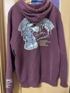 city natural パーカー　バックプリント