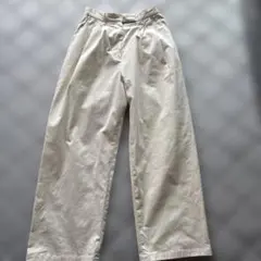 ★NOLLEY’Sホワイト タック入りワイドパンツ★のサムネイル
