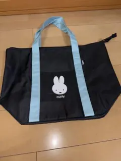 miffy ウサギデザイン バッグ 黒と水色