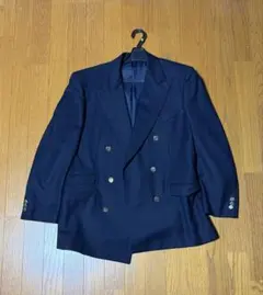 Burberrys ダブルジャケット ネイビー20% cashmere - メルカリ