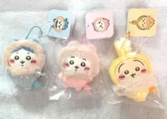 ちいかわ　ハチワレ　うさぎ　フッサフサなパジャママスコット