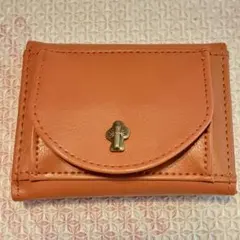 ムーミン キャメル　三つ折り財布 茶色　ブラウン　宝島社