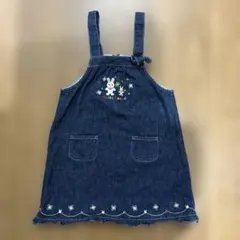 デニム ジャンバースカート