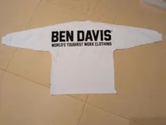 BEN DAVIS 長袖カットソー ホワイト　ビッグシルエット