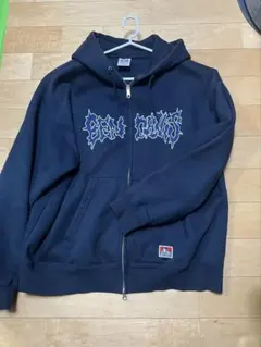 【本日限り最終値下げ】BEN DAVIS ダブルジップパーカー XL ネイビーのサムネイル