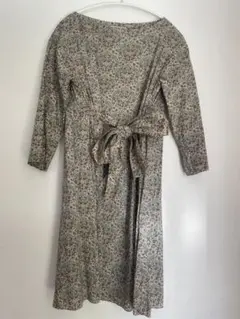 美品　anatelierアナトリエ 花柄　ワンピース　リバディ　日本製　コットン