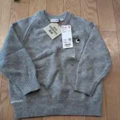 新品　ユニクロANYA HINDMARCH セーター 110cm ライトグレー