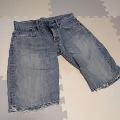 メンズ EDWIN 503 ライトブルー ショートパンツ