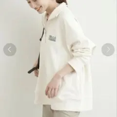 ハーフジップ スウェット