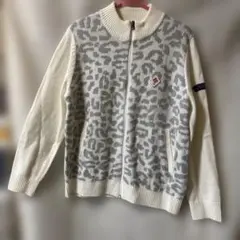 kissmark レディース ゴルフ ニットジャケットLL