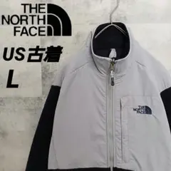 ノースフェイス US古着 レディースフリースジャケット L キャンプ アウトドア