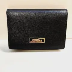 FURLA フルラ 名刺入れ カードケース ブラック 美品 保存袋付のサムネイル