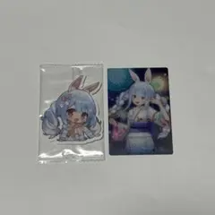 ホロライブ 兎田ぺこら ステッカー カード
