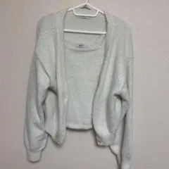 フェザーニットカーディガン　セット