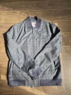 LACOSTE L!VE チェック柄ボンバージャケット Lサイズのサムネイル