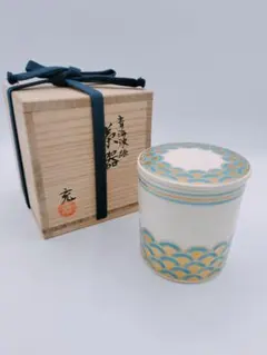 a703 初代 井高帰山 作 面取 薄器 共箱 共布 茶道具 茶入 茶器 仕覆