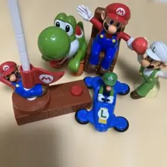 スーパーマリオ　ハッピーセット　おもちゃ　5点まとめ売り　ヨッシー　ルイージ