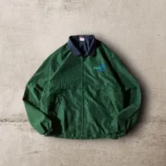 USA製Union Lineハリントンジャケット企業ロゴ刺繍CBOYグリーンM