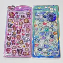 うるちゅるポップシール 日焼けキティプチドロ うみのなかまたち2枚セット 正規品