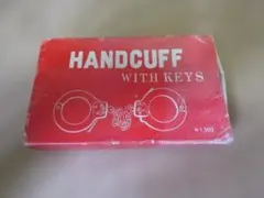【昭和の玩具】HANDCUFF WITH KEYS 日本製の手錠　キー２個付きのサムネイル