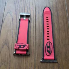 Apple Watch スポーツバンド レッド ブラック+ショップ袋
