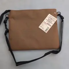 【新品未使用】無印良品　サコッシュ　キャメル