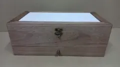 #新品　時計ケース12本用&ジュエリー収納 木製 2段式