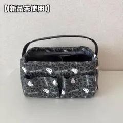 【新品未使用】ハローキティ レオパード柄 仕切り付き収納ケース