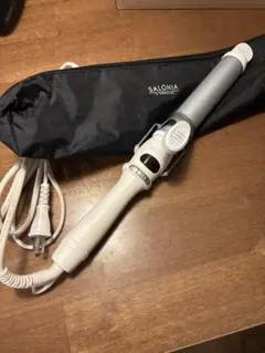 SALONIA カールヘアアイロン ホワイト　32mm