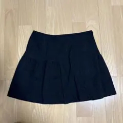 BURBERRY 黒 プリーツスカート 36