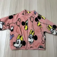 ミニーマウス フリースジャケット ズボンセット
