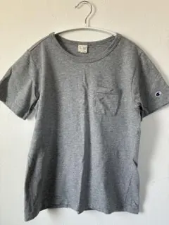 Champion チャンピオン 半袖 ポケットTシャツ グレー Mのサムネイル