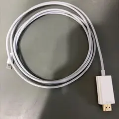 ホワイト HDMI変換アダプター 2メートル