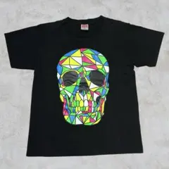 SOFFE マルチカラー ネオンスカル Tシャツ ユースL レディースM〜L相当のサムネイル