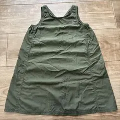 THE NORTH FACE ノースリーブワンピース オリーブ　ノースフェイス