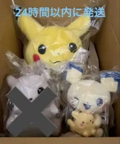 2点セット　おかえりピカチュウ　ピチュウピカチュウ