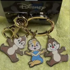 新品 Disney チップとデール クラリス キーホルダー チャーム
