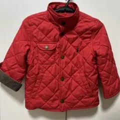 ポロ ラルフローレン 赤 キルティングジャケット