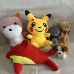 ぬいぐるみ　マスコット　まとめ売り　６個セット