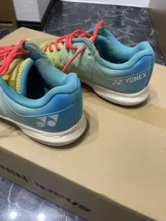 YONEX テニスシューズ イエロー/ブルー