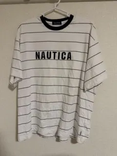NAUTICA ボーダー Tシャツ 232-12125 Sサイズ