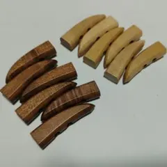 木製 トグルボタン ダッフルコート用 12個セット