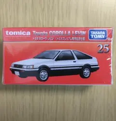 廃盤 新品 トミカプレミアム 25 トヨタ カローラ レビン(発売記念仕様)