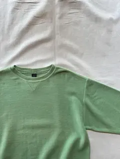 90s LANDS'END ランズエンド 鹿子 スウェット レアカラー USA製のサムネイル