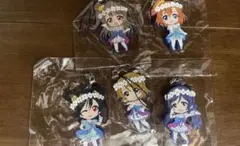 ユメノトビラねんどろいどぷらす ラバーストラップ ラブライブ！5セット(未開封)