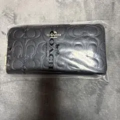 COACH 長財布 リストレット付 ブラックのサムネイル